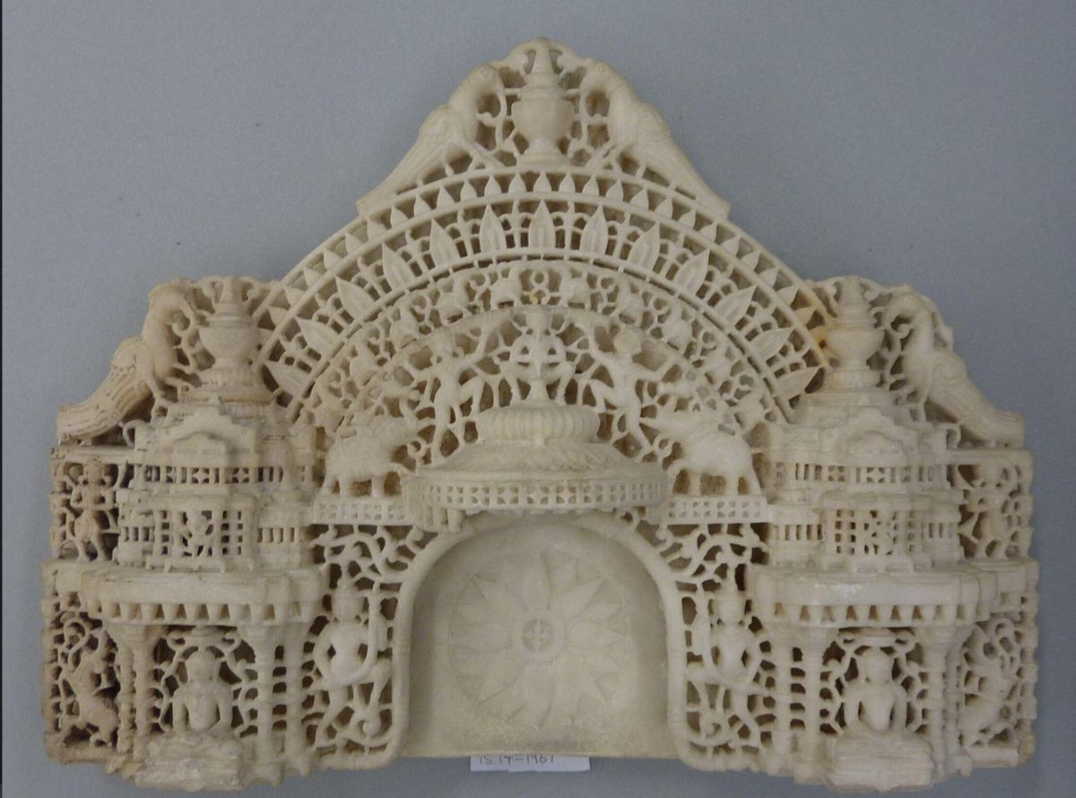Image of Jain temple screen